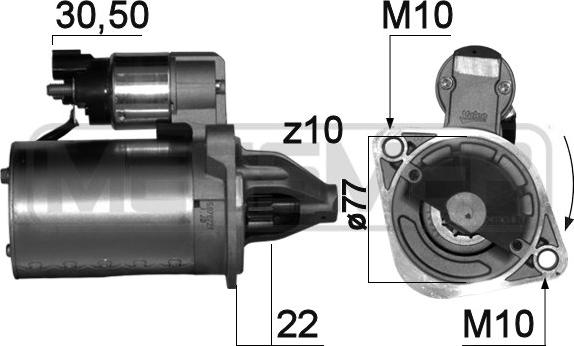 ERA 220745 - Starter autospares.lv