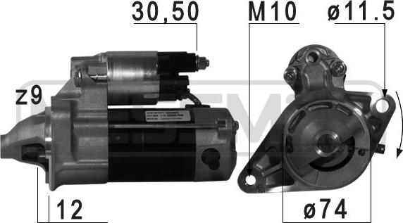 ERA 220759 - Starter autospares.lv