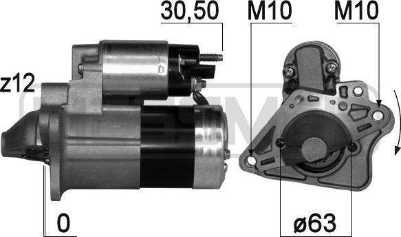 ERA 220758 - Starter autospares.lv