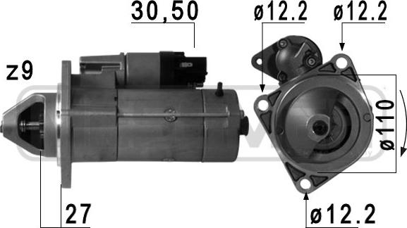 ERA 220753 - Starter autospares.lv