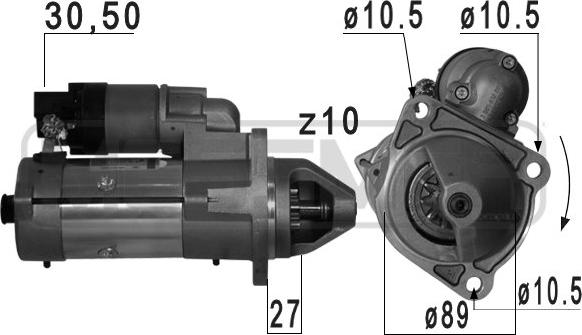 ERA 220752 - Starter autospares.lv