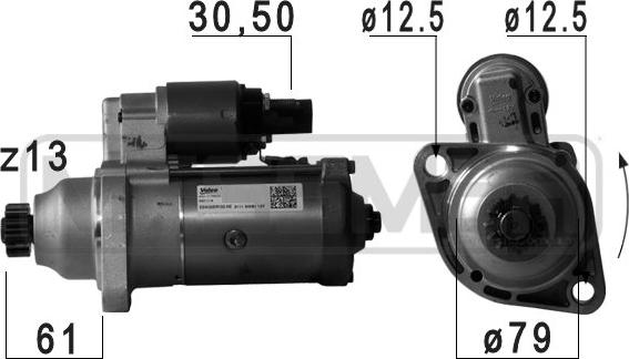 ERA 220757 - Starter autospares.lv