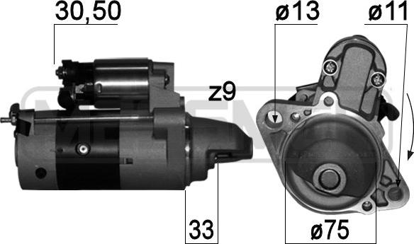 ERA 220763A - Starter autospares.lv