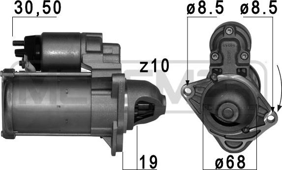 ERA 220771 - Starter autospares.lv