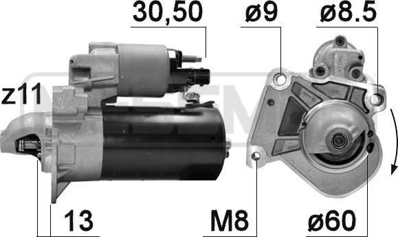 ERA 221041 - Starter autospares.lv