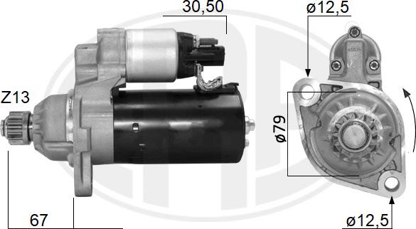 ERA 221048 - Starter autospares.lv