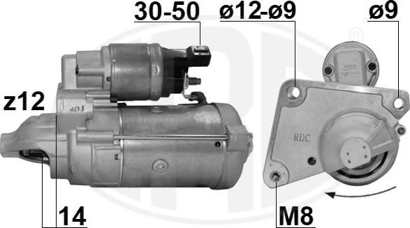 ERA 221047 - Starter autospares.lv