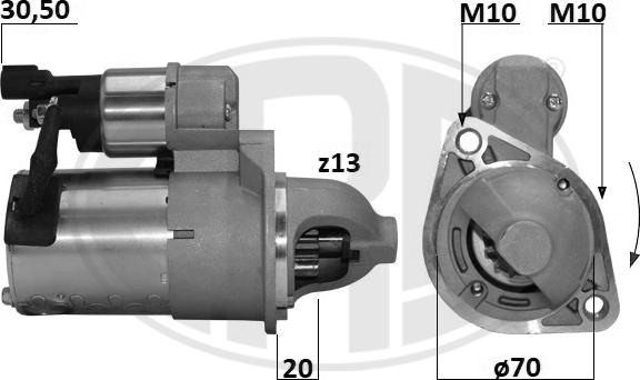 ERA 221051A - Starter autospares.lv