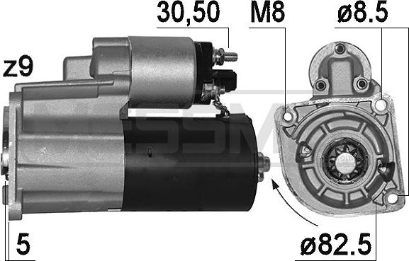 ERA 221009A - Starter autospares.lv