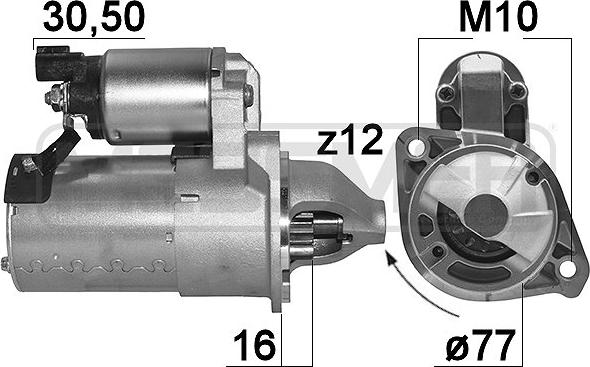 ERA 221001 - Starter autospares.lv