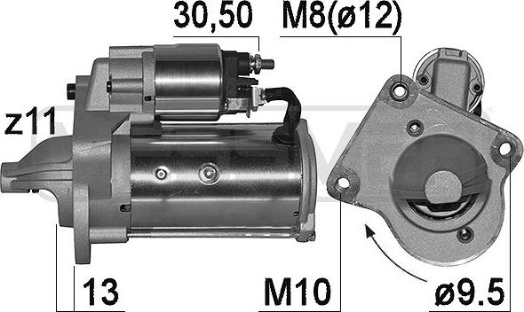 ERA 221011A - Starter autospares.lv