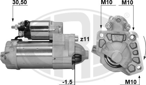 ERA 221038A - Starter autospares.lv