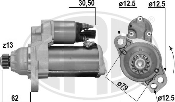 ERA 221076A - Starter autospares.lv