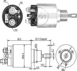 ERA 227499 - Solenoid Switch, starter autospares.lv