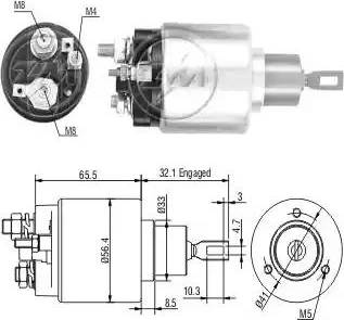 ERA 227494 - Solenoid Switch, starter autospares.lv