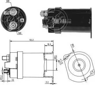 ERA 227468 - Solenoid Switch, starter autospares.lv