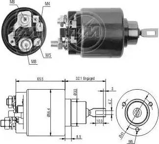 ERA 227481 - Solenoid Switch, starter autospares.lv