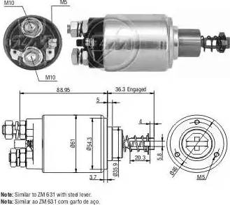 ERA 227426 - Solenoid Switch, starter autospares.lv