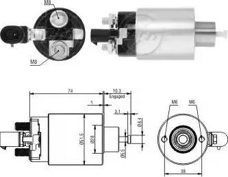 ERA 227479 - Solenoid Switch, starter autospares.lv