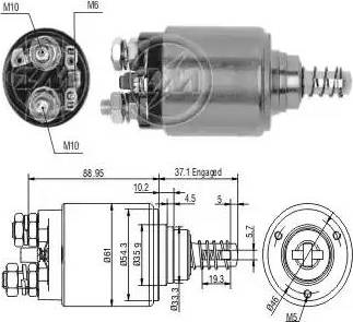 ERA 227591 - Solenoid Switch, starter autospares.lv