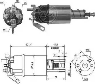 ERA 227548 - Solenoid Switch, starter autospares.lv