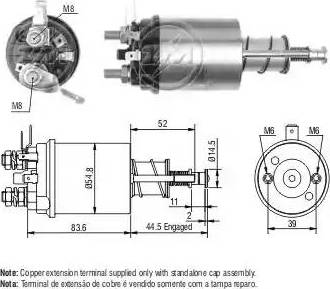 ERA 227551 - Solenoid Switch, starter autospares.lv