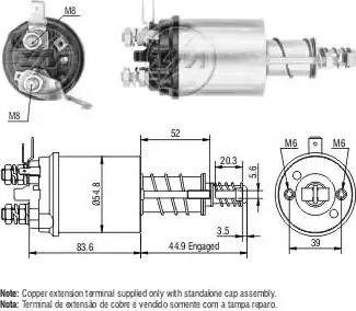 ERA 227553 - Solenoid Switch, starter autospares.lv