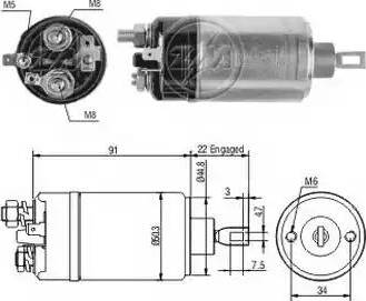 ERA 227562 - Solenoid Switch, starter autospares.lv