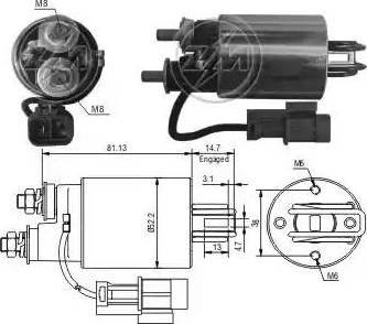 ERA 227508 - Solenoid Switch, starter autospares.lv