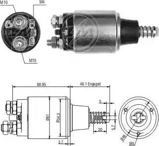 ERA 227580 - Solenoid Switch, starter autospares.lv