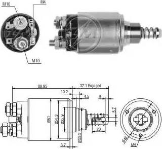 ERA 227587 - Solenoid Switch, starter autospares.lv