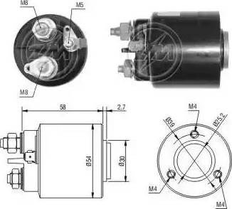 ERA 227532 - Solenoid Switch, starter autospares.lv