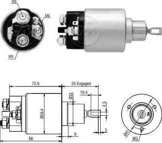 ERA 227526 - Solenoid Switch, starter autospares.lv