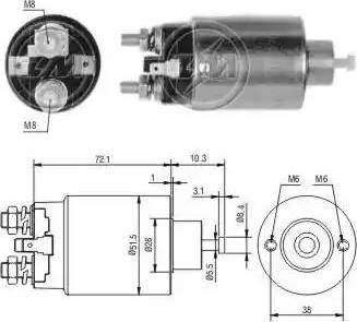 ERA 227669 - Solenoid Switch, starter autospares.lv