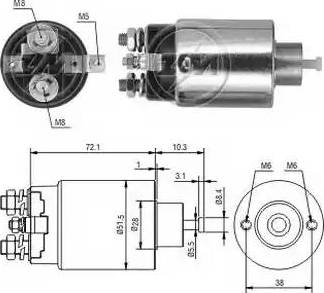 ERA 227666 - Solenoid Switch, starter autospares.lv