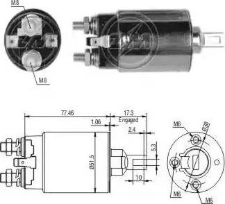 ERA 227660 - Solenoid Switch, starter autospares.lv