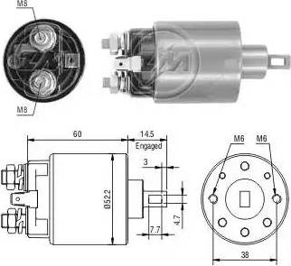 ERA 227685 - Solenoid Switch, starter autospares.lv