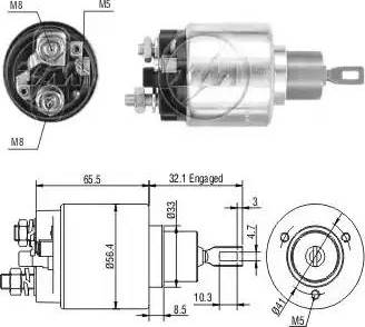 ERA 227629 - Solenoid Switch, starter autospares.lv