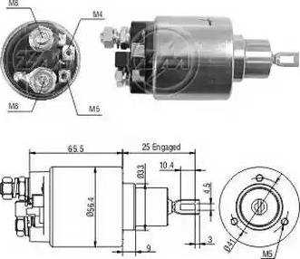 ERA 227049 - Solenoid Switch, starter autospares.lv