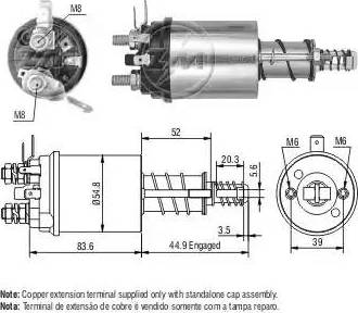 ERA 227085 - Solenoid Switch, starter autospares.lv