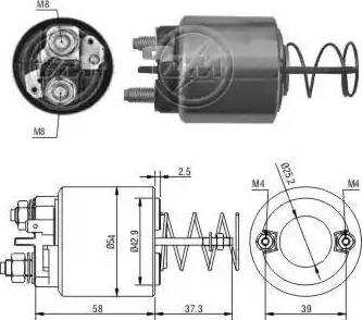 ERA 227081 - Solenoid Switch, starter autospares.lv