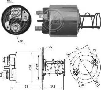 ERA 227078 - Solenoid Switch, starter autospares.lv