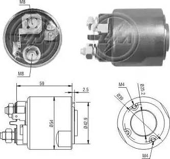 ERA 227169 - Solenoid Switch, starter autospares.lv