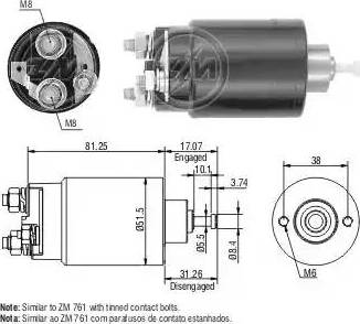 ERA 227109 - Solenoid Switch, starter autospares.lv