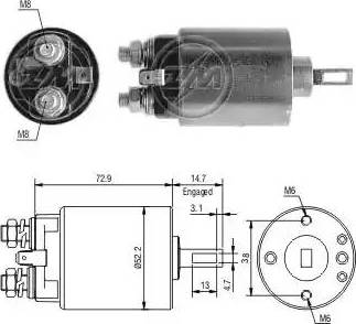 ERA 227115 - Solenoid Switch, starter autospares.lv