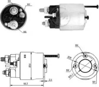 ERA 227175 - Solenoid Switch, starter autospares.lv