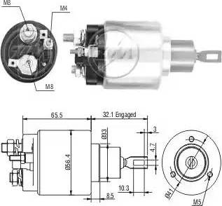 ERA 227840 - Solenoid Switch, starter autospares.lv