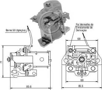 ERA 227857 - Solenoid Switch, starter autospares.lv