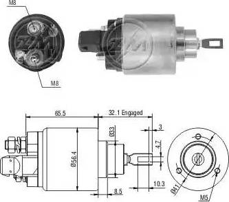 ERA 227869 - Solenoid Switch, starter autospares.lv