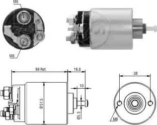 ERA 227865 - Solenoid Switch, starter autospares.lv